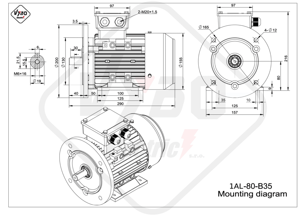 Elektromotor Kw Ot Al M Kelheim Cz